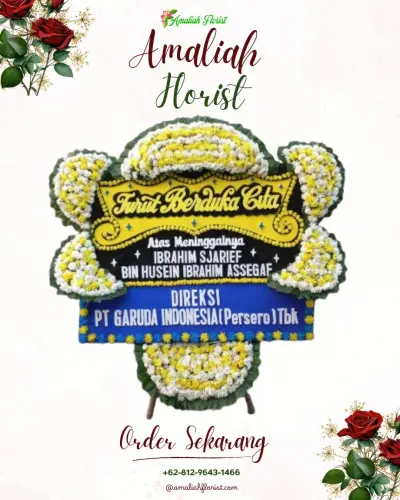 Papan Bunga Duka di Madula